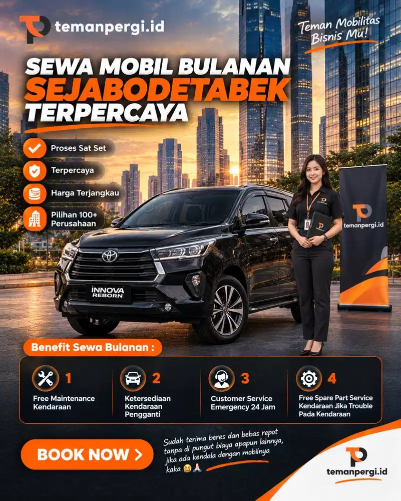 Sewa Mobil Bulanan JABODETABEK | Temanpergi.id