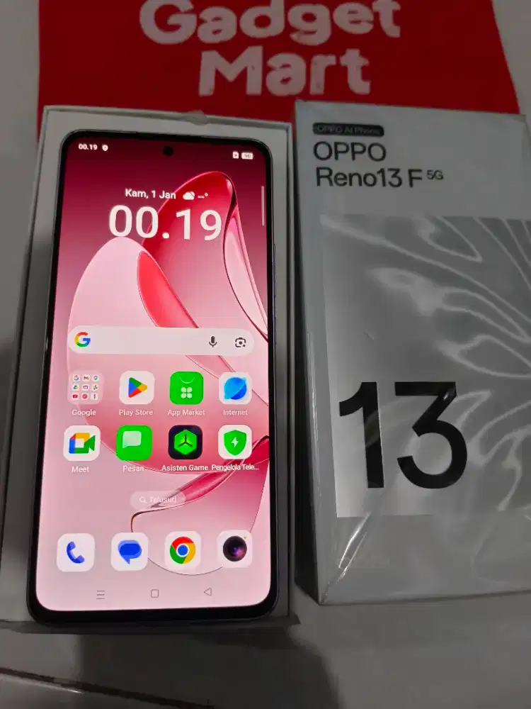 Oppo Reno 13F 5G ram 8+8/256 GB fullset ori semua