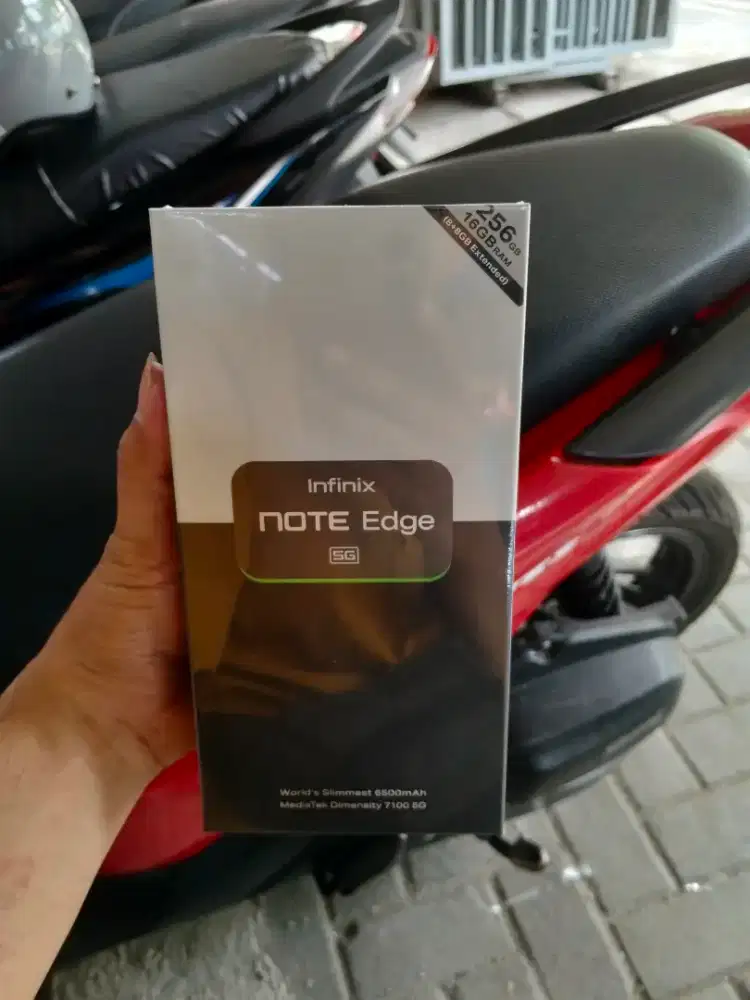 Infinix note edge 5g ram 8+8/256 segel box