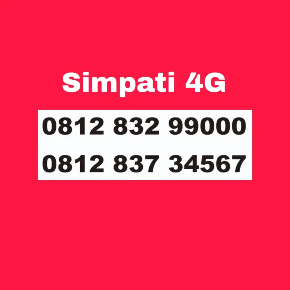 Nomor cantik simpati murah 5G
