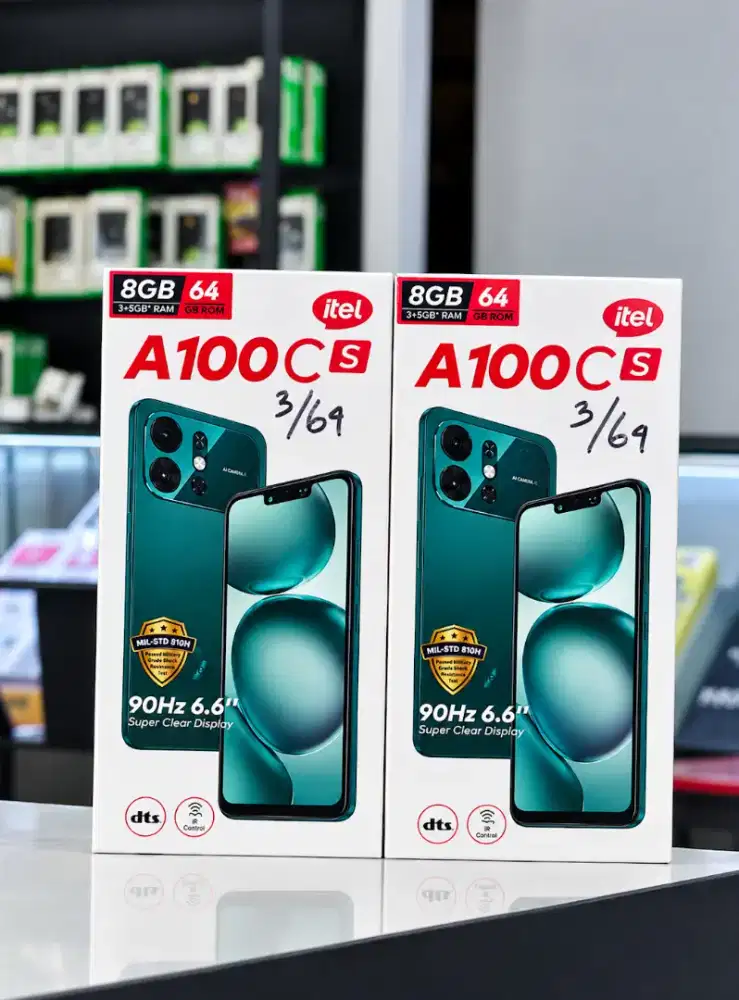 Itel A100c 3/64GB (new)*Bisa COD, Fastrespon WA