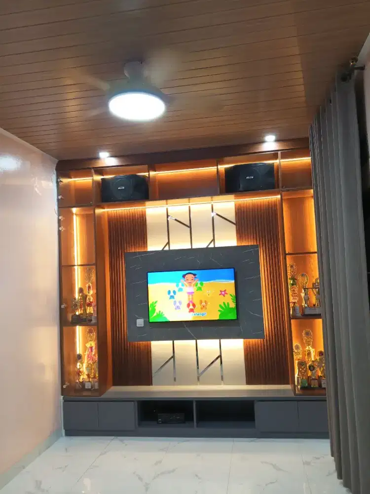 Menerima pembuatan bacdrop tv dll