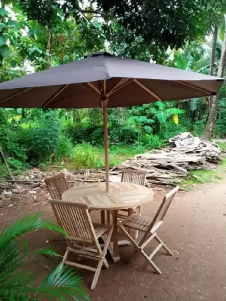 Tenda murah,meja makan bulat,payung outdoor,kursi santai