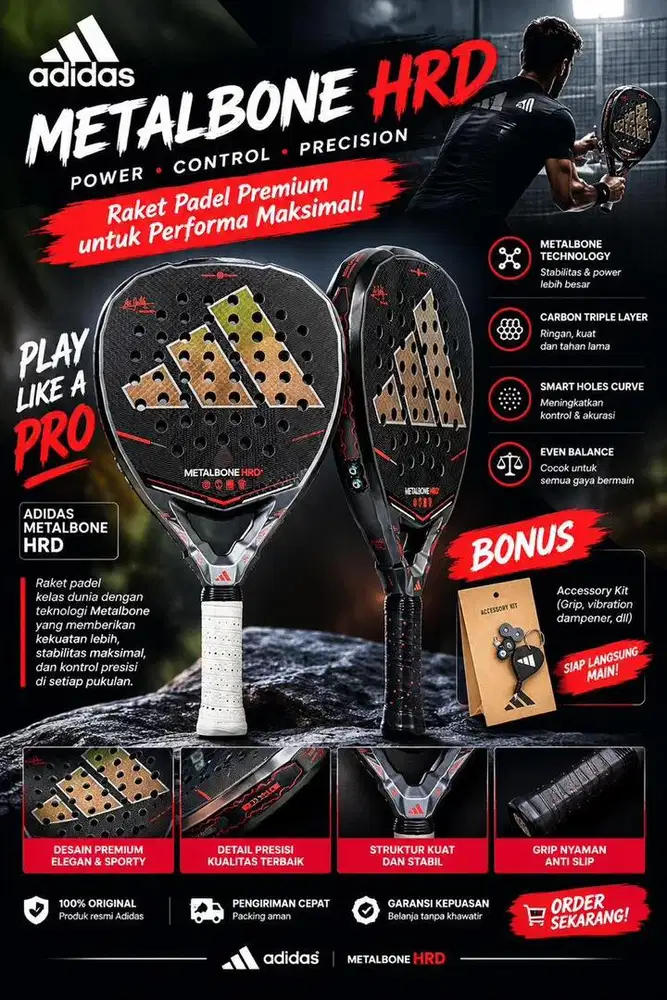 Raket padel Adidas Metalbone 2026