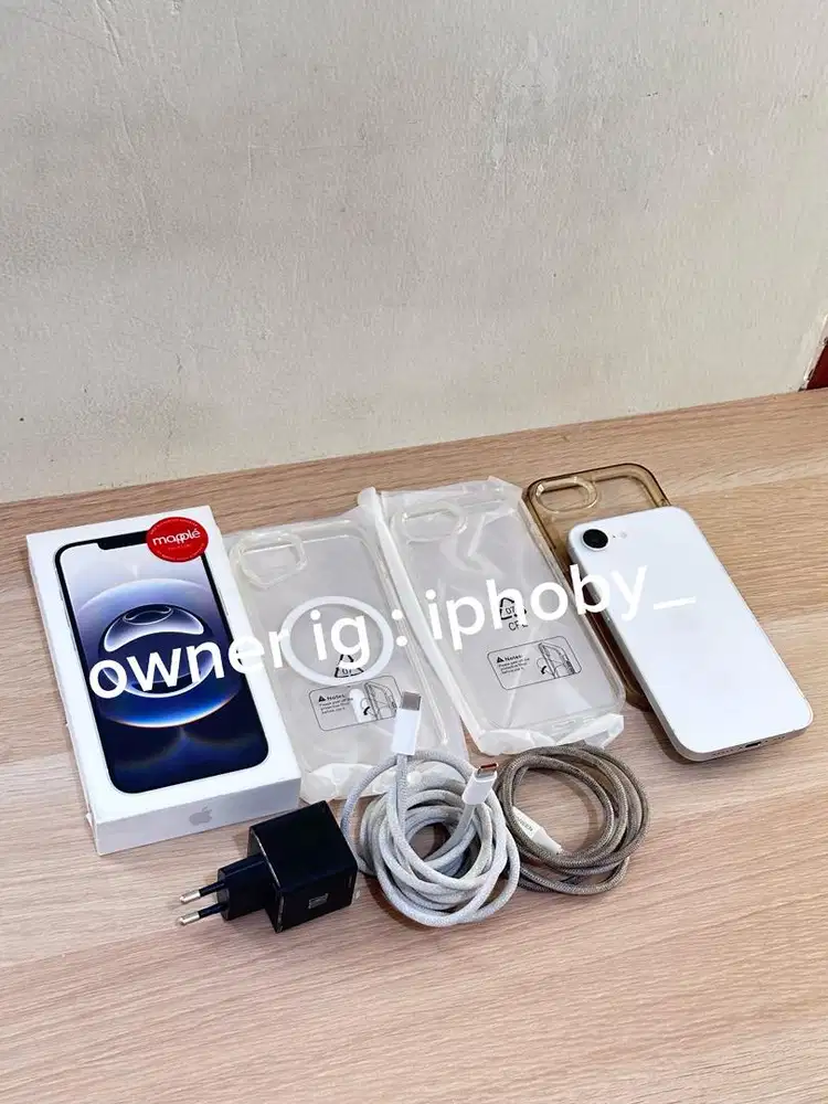 iphone 16e 128gb Garansi ON 2027 resmi indo digimap Fullset ori