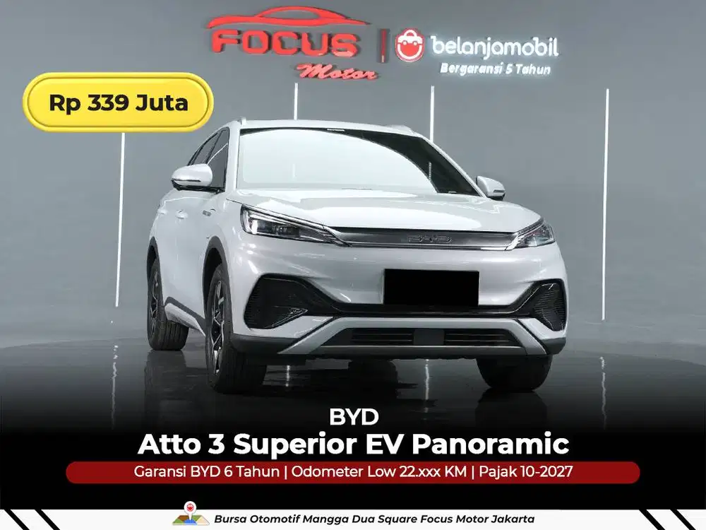 [ GARANSI 5THN LOW KM ] BYD Atto 3 Atto3 Superior EV 2023/2024/2025