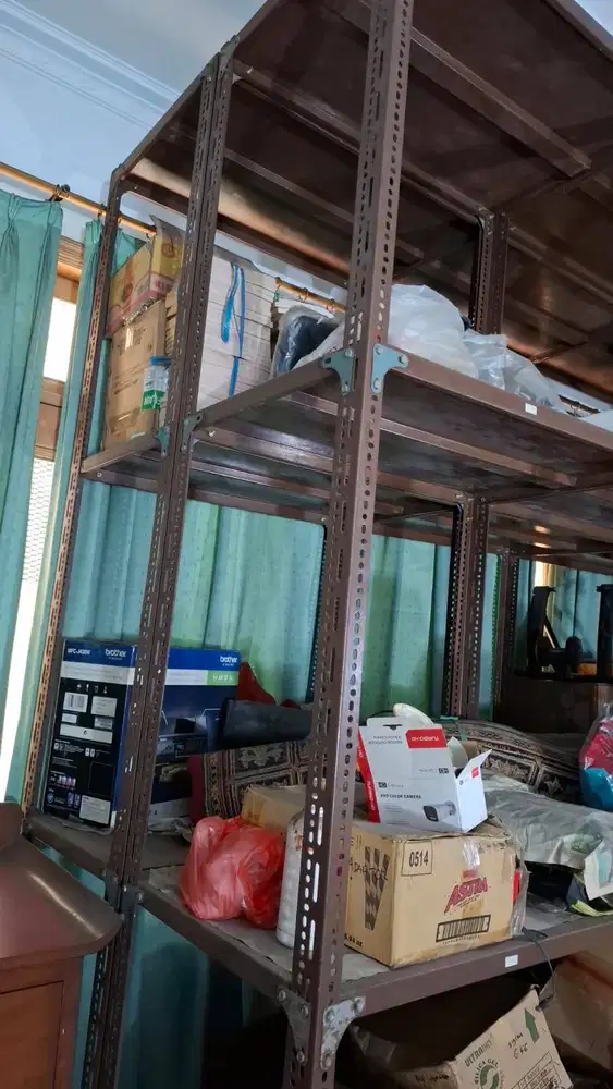 7 Rak susun 4 ambalan T 300 cm x P 100 cm x L 62 cm