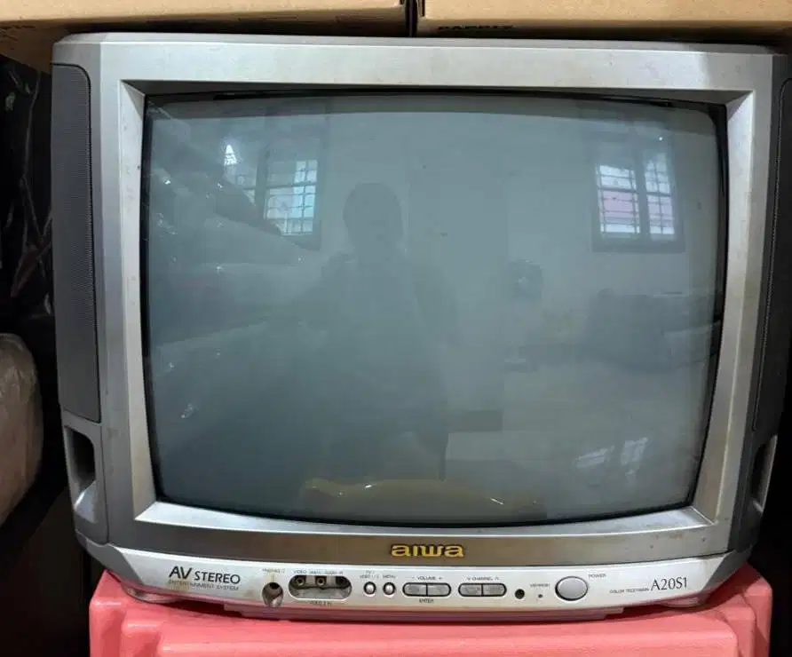 TV TABUNG AIWA, SECOND, COLOR, A20S1