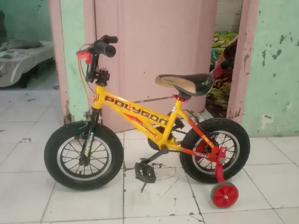 Jual sepeda BMX Polygon UK 12 no minus,mulus,nego