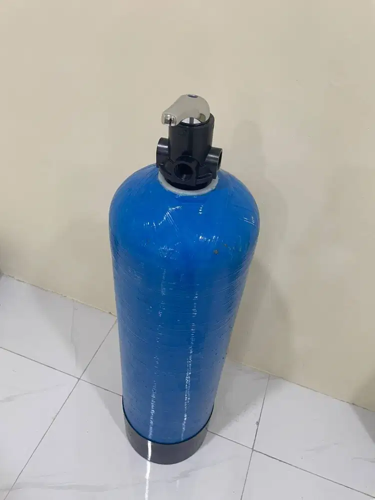 PAKET TABUNG FILTER AIR FRP 1035 (Inc: Head 3 Way Valve, Strainer)