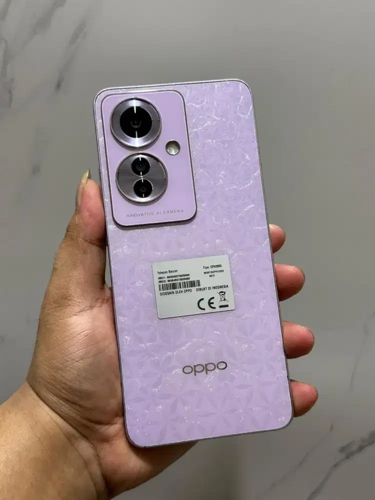 Oppo reno 11F 5G 8/256 Unit + Charger