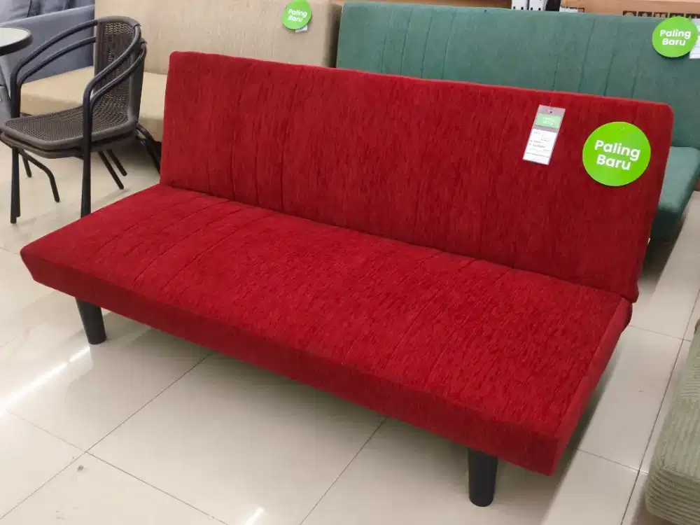 TERBARU! Selma Sofa Bed Fabric – Merah