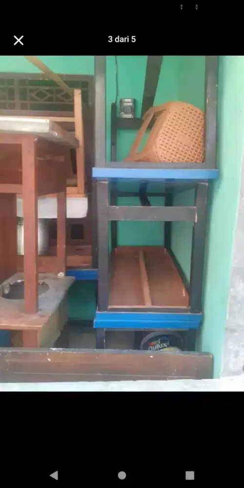 Di jual meja ada 5 unit Kondisi lumayan bagus