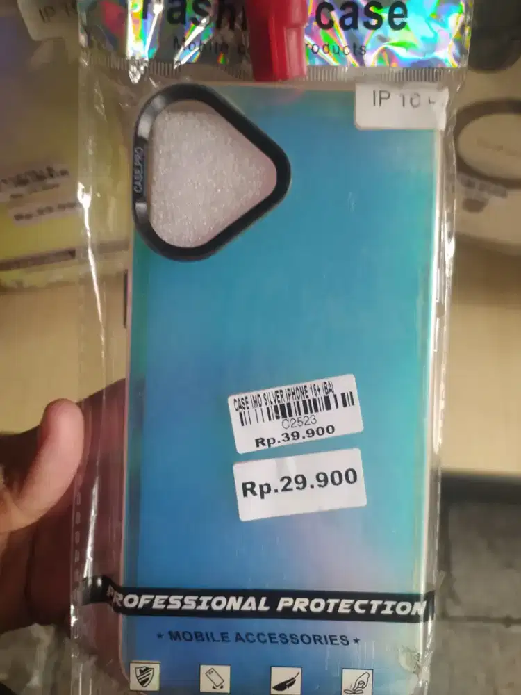 CASE IMD SILVER IPHONE 16+