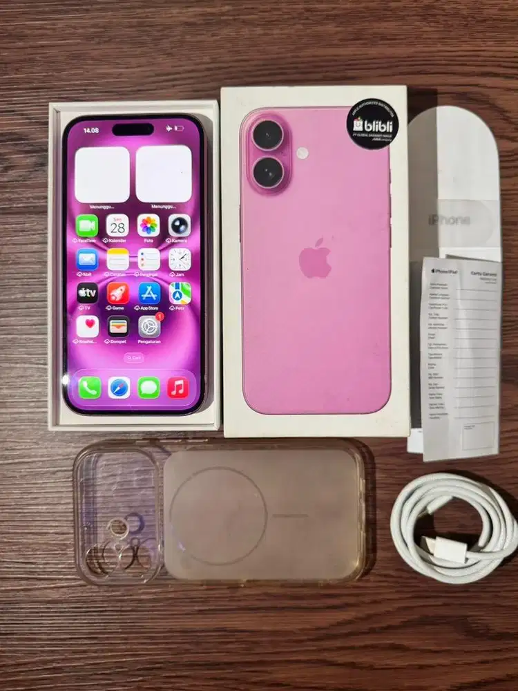 iPhone 16 Basic 128GB resmi ibox (like new)