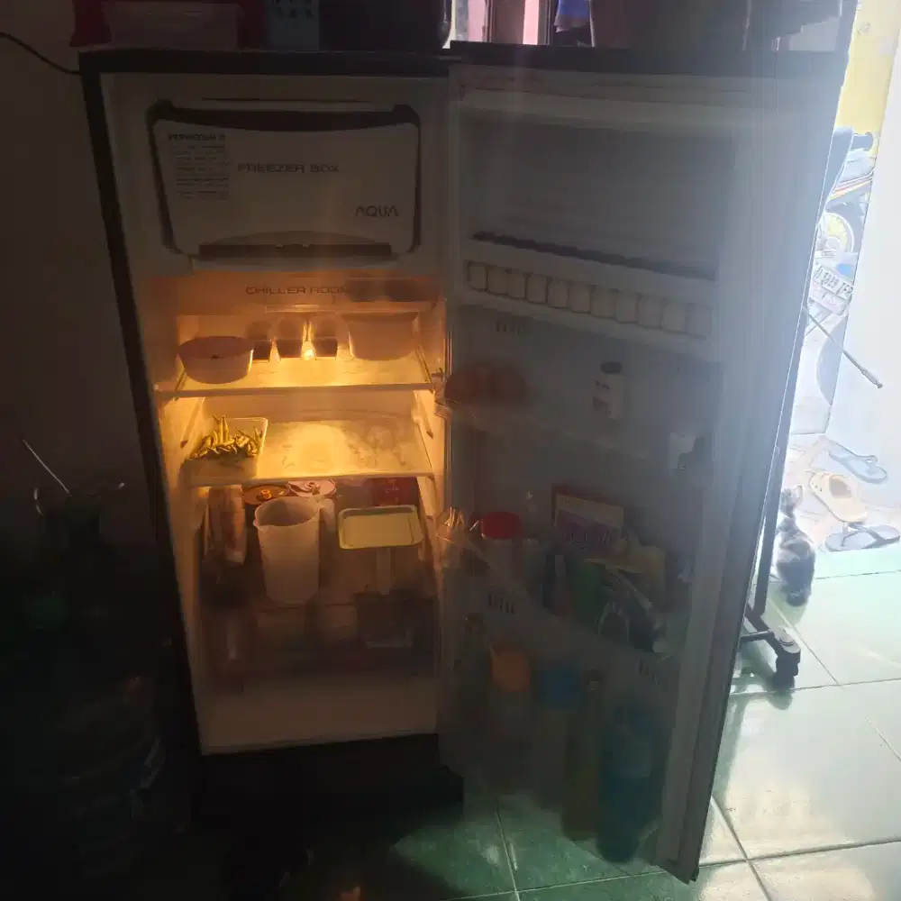 Kulkas 1 pintu bekas pakai pribadi