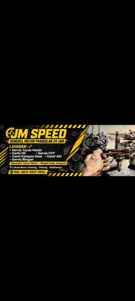 Jasa servis motor panggilan ciseeng