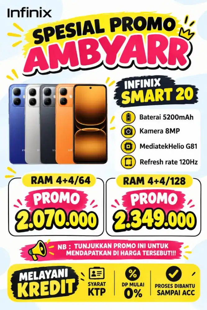 PROMO INFINIX SMART 20