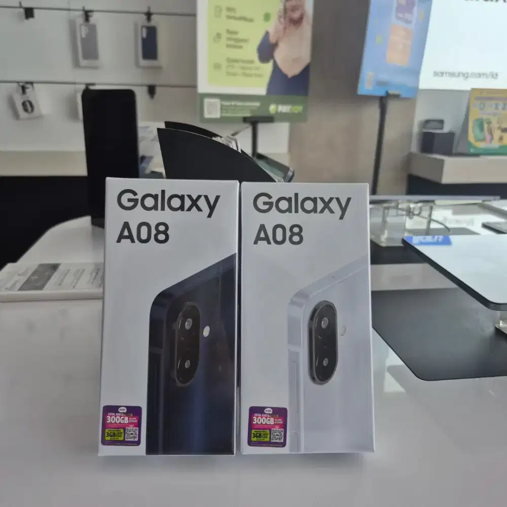 Termurah!!! Samsung A08 4/128GB garansi resmi 1 tahun