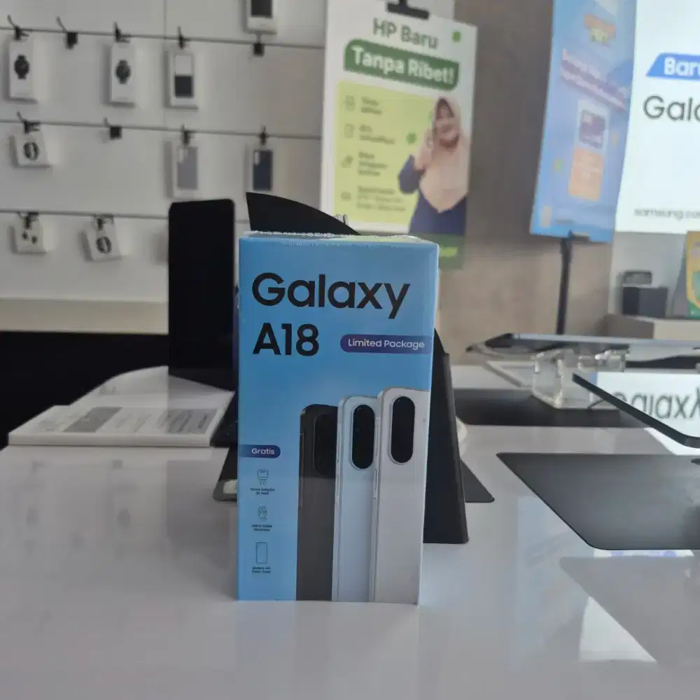 Termurah!!! Samsung A18 8/128GB garansi resmi 1 tahun