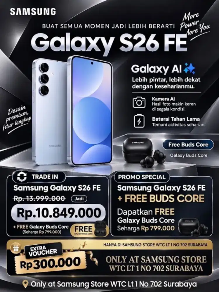 SAMSUNG GALAXY S26 FE PROMO WEEKEND