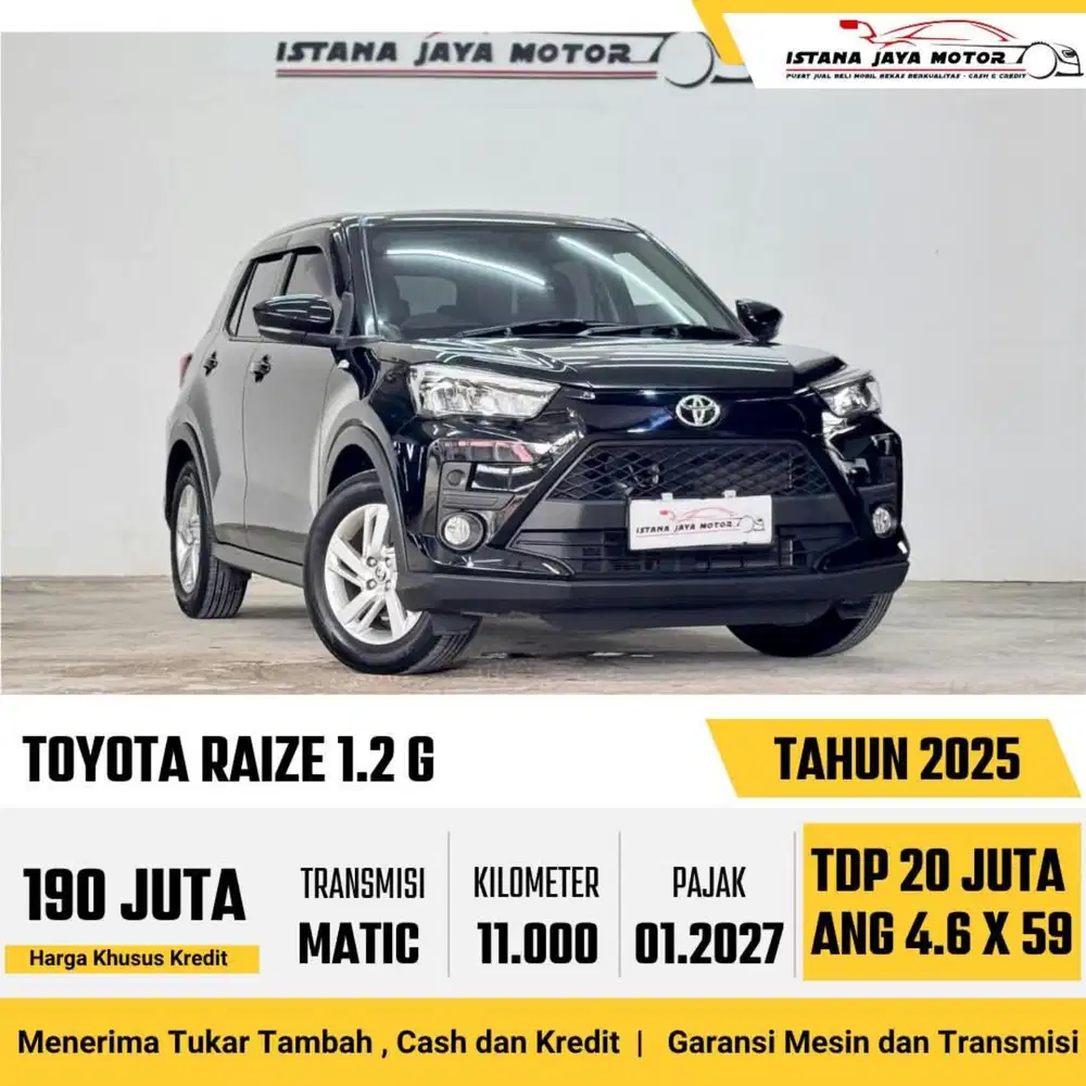 Toyota Raize 1.2 G at 2025