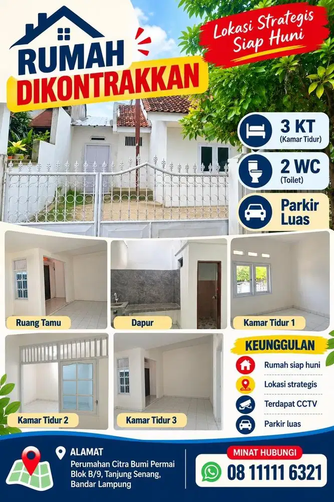 Dikontrakan Rumah Siap Huni