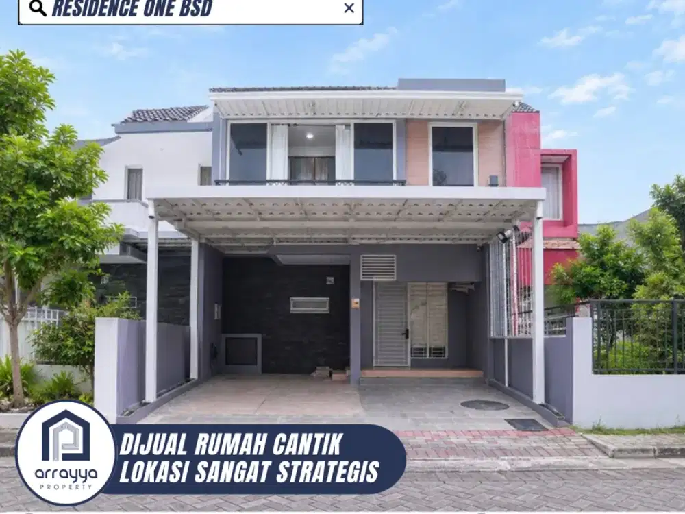 DIJUAL RUMAH MODERN CANTIK SEMI FURNISHED DI RESIDENCE ONE (MRB81)