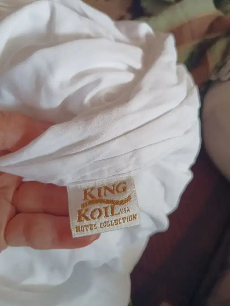 Duvet king koil bahan linen