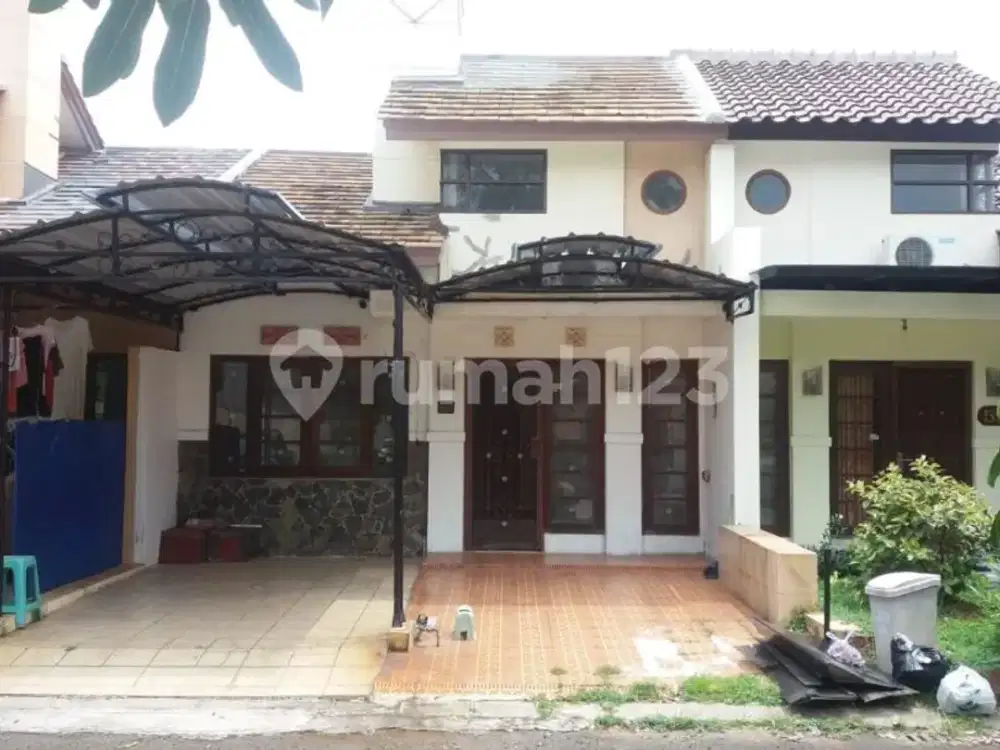 Rumah Siap Huni SHM Bangunan 1.5 Lantai Nego di Modernland