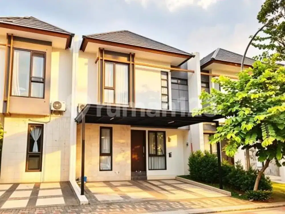 Rumah PPJB 2 Lantai Hadap Barat Daya Turun Harga di Kireina BSD