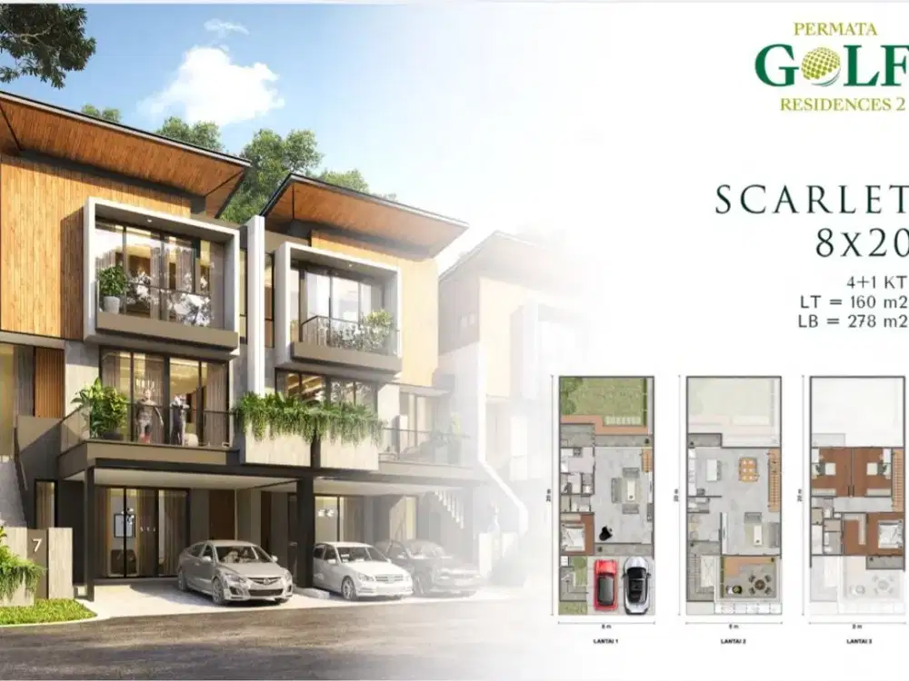 DIJUAL Rumah Permata Golf PIK2