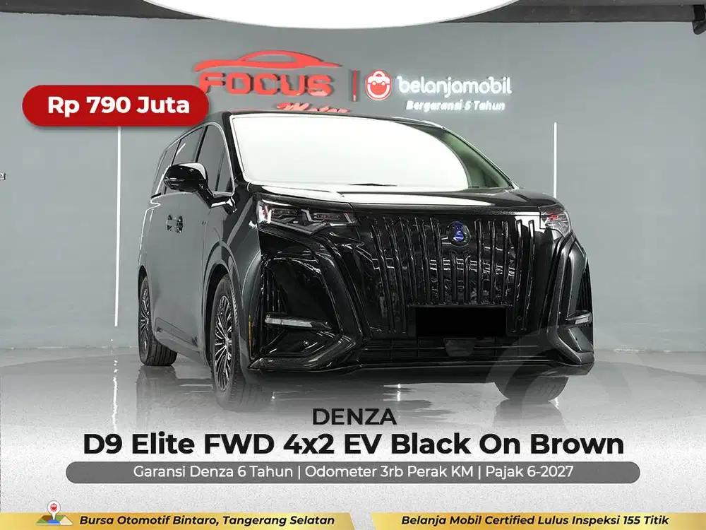 [ GARANSI 5THN KM 3RB ] Denza D9 D 9 Elite FWD 4x2 EV 2024/2025/2026