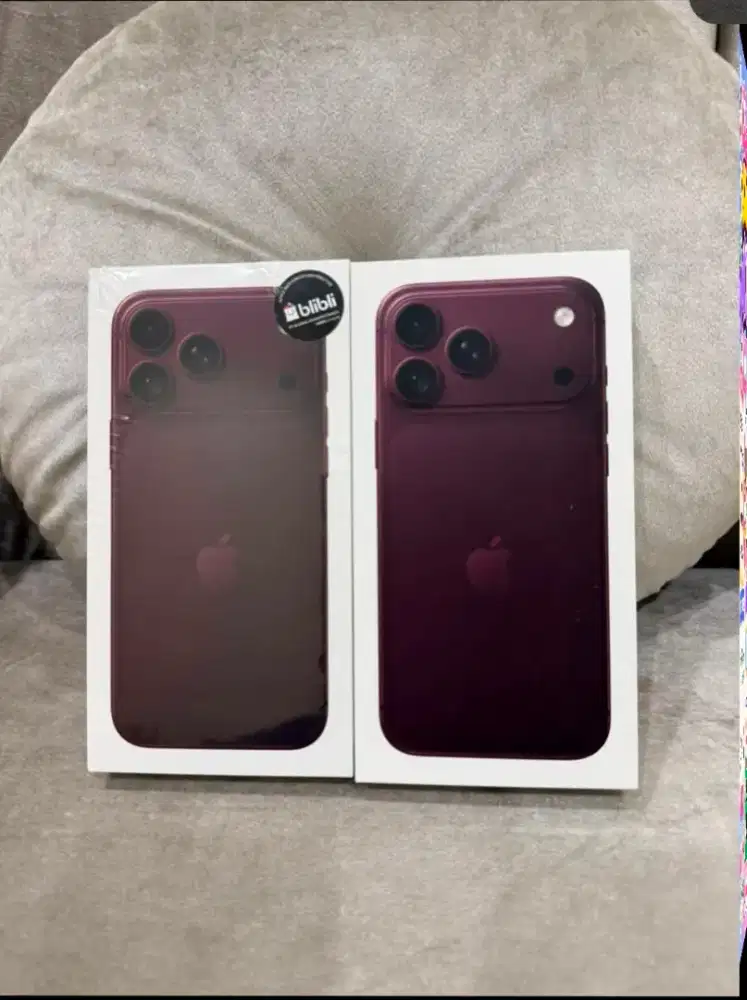 IPHONE 18 PRO 256GB Glacier Burgundy Garansi Resmi Segel
