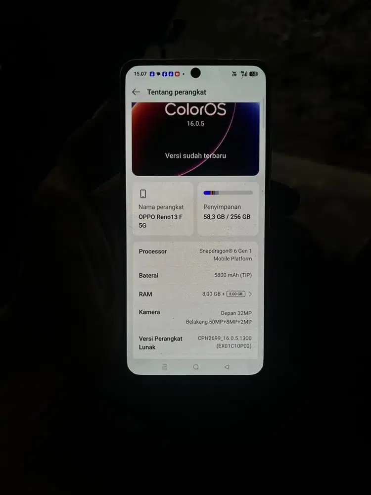 Oppo reno 13f 8+8 256