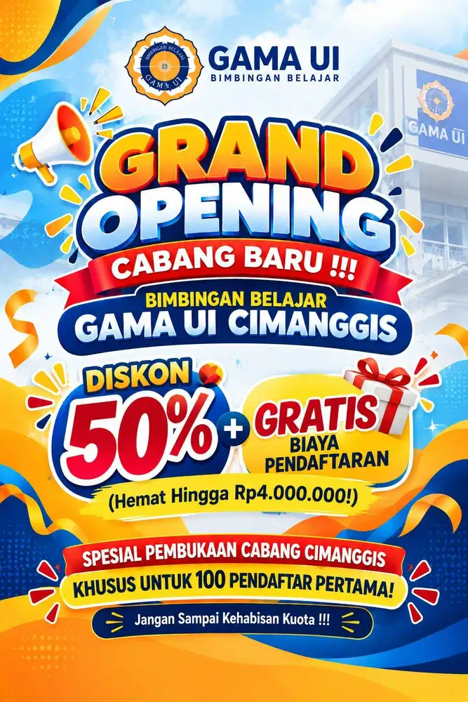 Bimbingan Belajar SD SMP SMA Bimbel GAMA UI Cimanggis