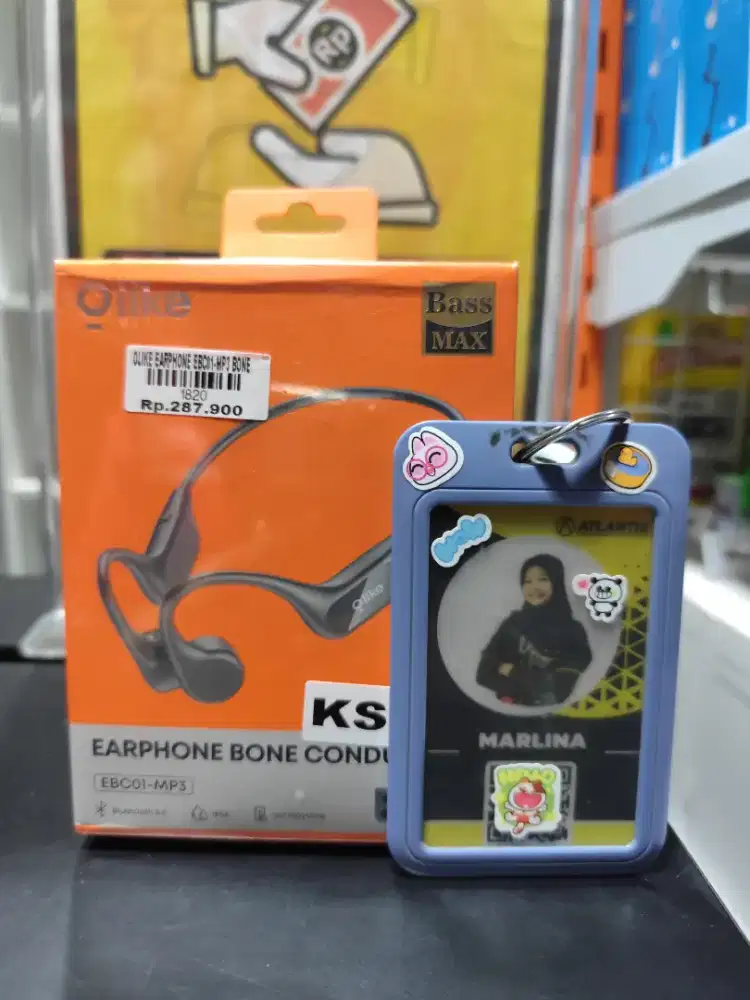 EARPHONE OLIKE EBC01-MP3 BONE | ATLANTIS DAHSYAT