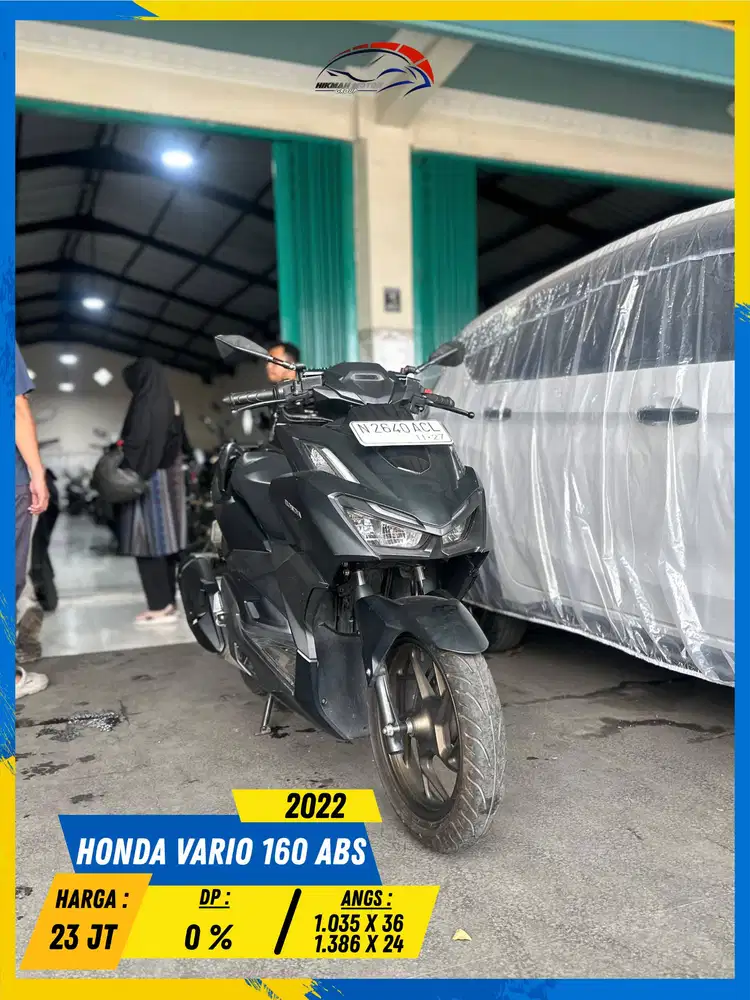 HONDA VARIO 160 ABS 2022 MESIN AMAN POLL MASZEHH HIKMAH MOTOR KEPUH