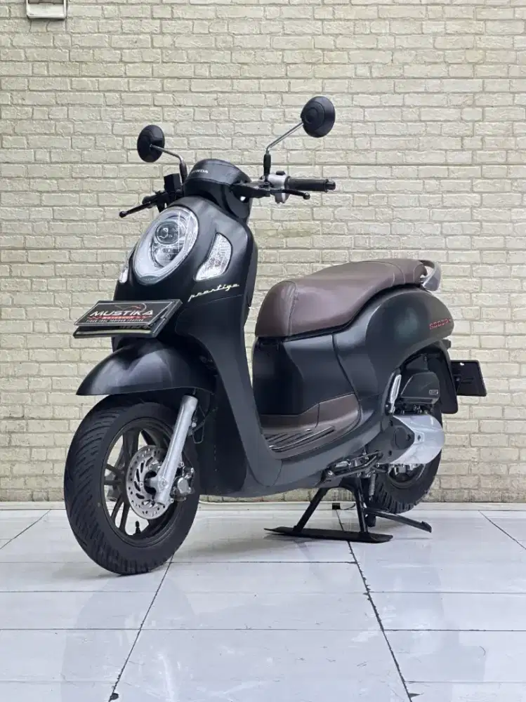 Perfect Condition!!Honda Scoopy Keyles 2024 Black N Asli Mulus-Mustika
