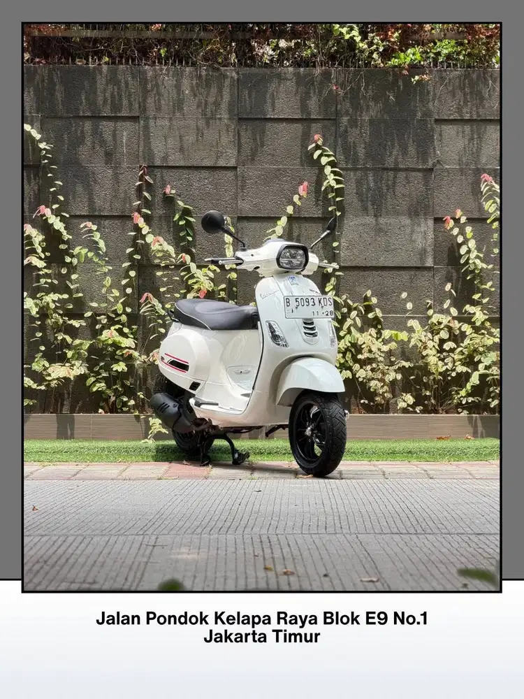 TERMURAH PIAGGIO VESPA S 125 IGET LED FACELIFT TH 2023 WHITE INNOCENZA