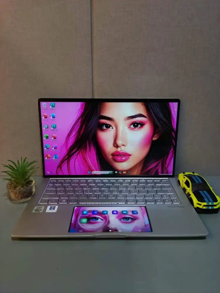 ASUS ZENBOOK ICYCLE SILVER UX334FAC SCREENPAD GEN 10 [ SSD 512Gb]