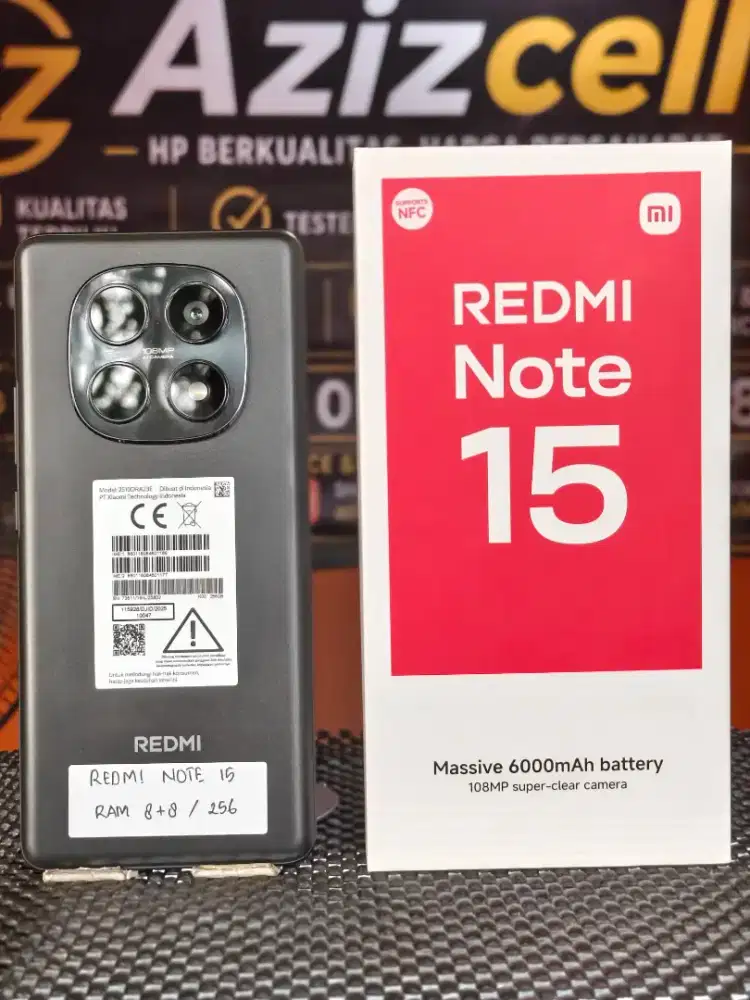 REDMI NOTE 15 RAM 8+8/256