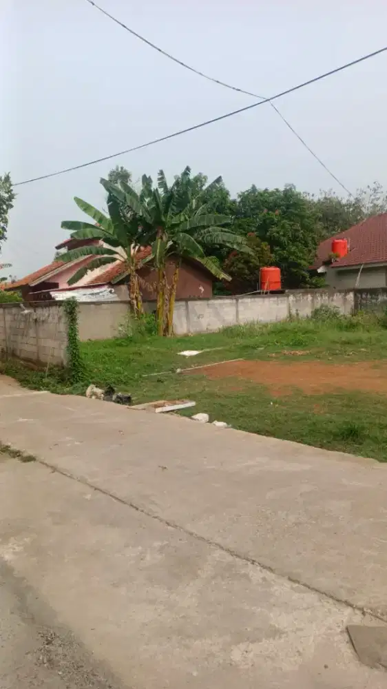 Tanah 500m  buat  rumah  dan kontrakan gunung sindur