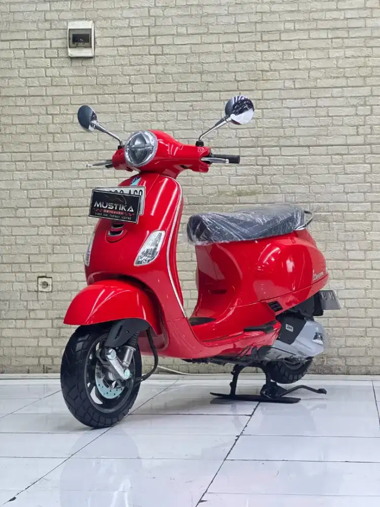 Odo 5rb Simpenan!!Vespa LX 125 Led 2023 Red Plat N Dp500rb-Mustika