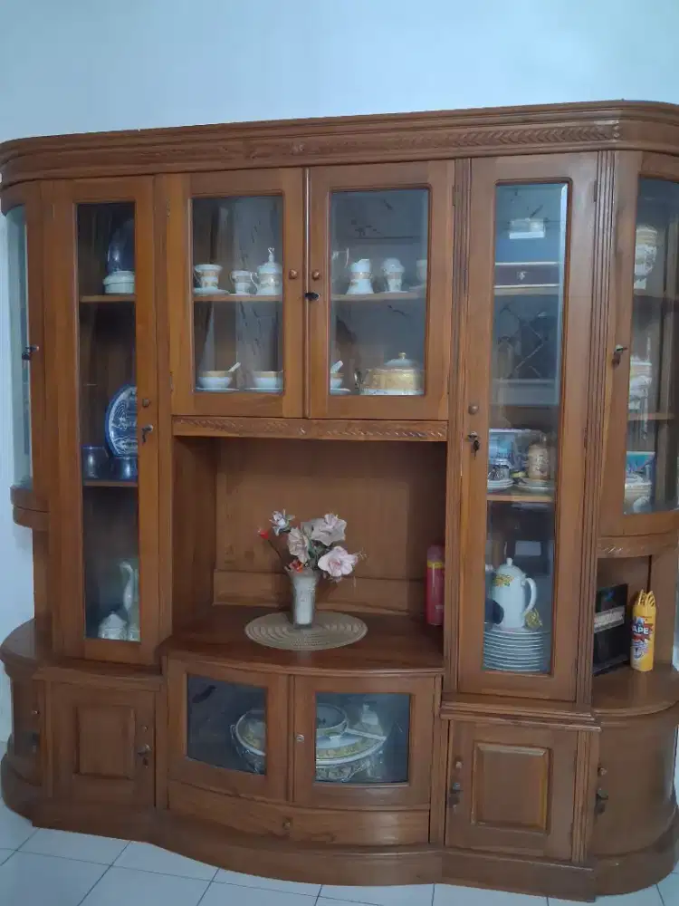 Jual lemari kayu jati