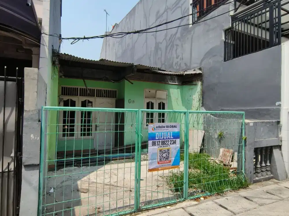 Dijual Rumah Kelapa Gading Harga NJOP, Rp1,2 Miliar Nego