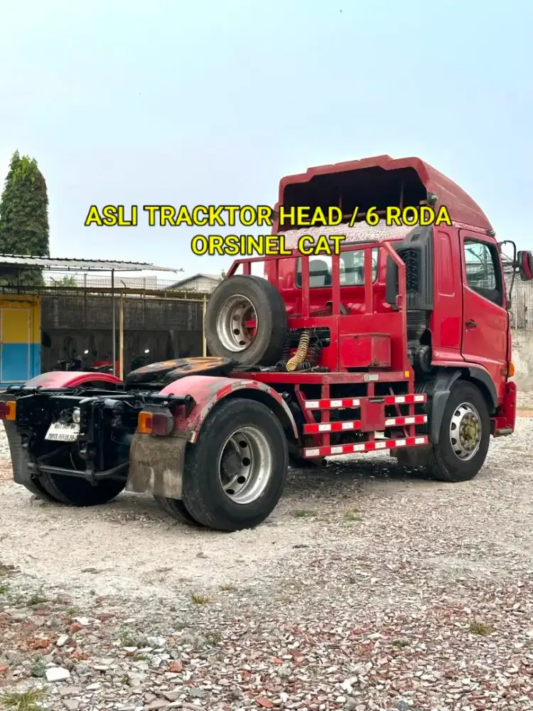 HINO SG285TH ASLI TRAKTIR HEAD 6 RODA ORSINEL CAT READY SIAP JALAN