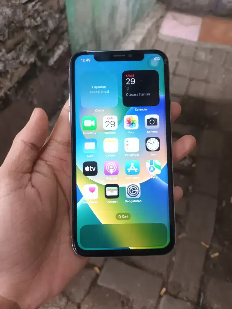 Iphone x 256G hp+kabel data