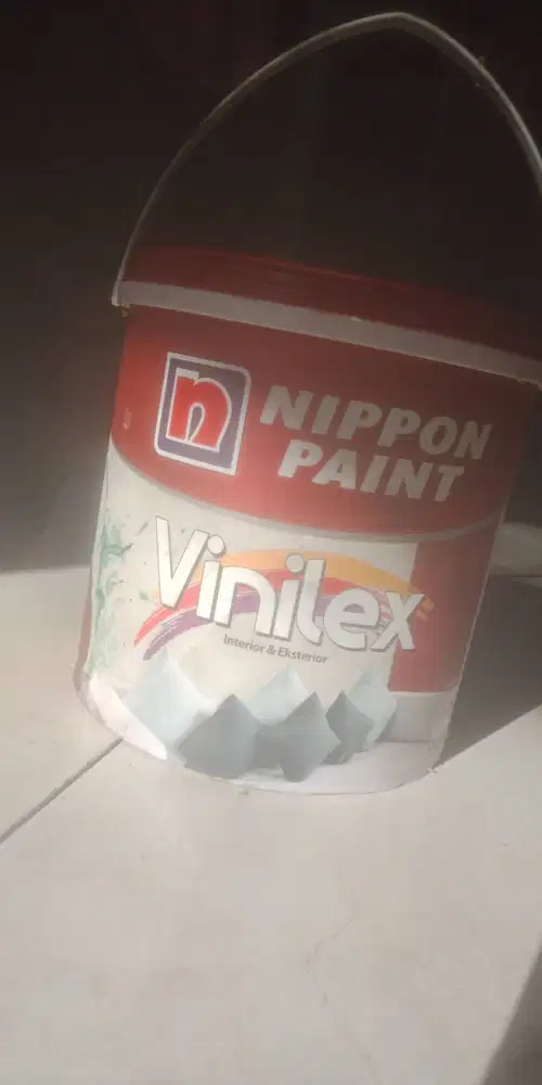Cat nippon paint vinnilex warna hijau 3liter/kg