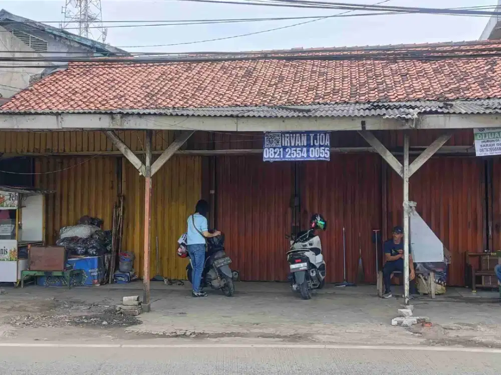 Ruang usaha di jln raya serang sebrang pasar cikupa dijual cepat
